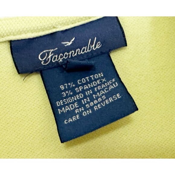 Vintage FACONNABLE 90s Y2K Tennis Preppy Long Dress Size Med - Picture 7 of 8